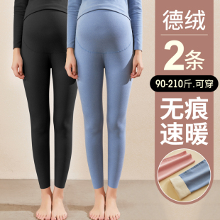 线裤 内穿秋冬季 德绒打底裤 棉毛裤 保暖裤 孕妇秋裤 子大码 女加绒衬裤