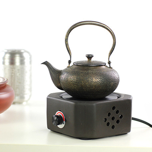 静音电陶炉迷你家用平板外热小茶炉煮茶咖啡陶瓷多功能电茶炉八角
