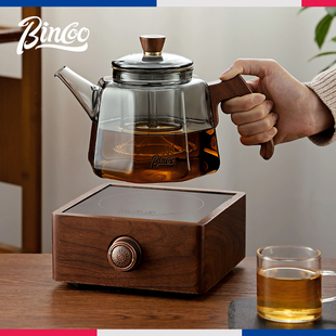 Bincoo家用玻璃耐热泡茶壶电陶炉加热专用围炉煮茶壶耐高温单水壶