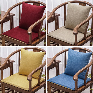 红木沙发椅子坐垫茶椅实木家具沙发太师椅圈椅茶椅垫餐椅座垫 中式