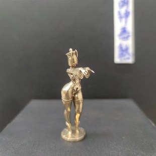 动漫美女人物角色场景僵尸少女手办模型Z摆件可上色 7cm纯铜二次元