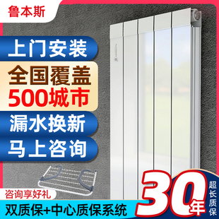 换热器片小背篓卫生间横立壁挂 鲁本斯铜铝复合暖气片家用水暖板式