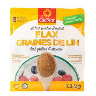 FLAXSEED天然精磨即食营养黄金亚麻籽粉1.2kg 加拿大CANMAR
