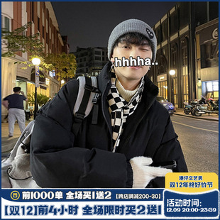 棉衣男冬季 加厚2023年新款 面包服港风ins潮宽松男生棉袄棉服外套