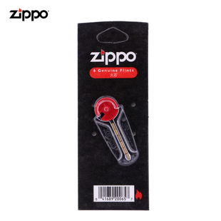 2406NCZ Zippo打火机专用火石6粒装 旗舰店 Zippo打火石正版