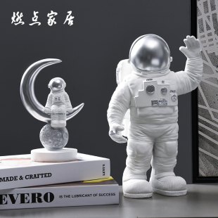 饰品礼物 北欧创意宇航员摆件简约太空人现代客厅酒柜电视柜桌面装