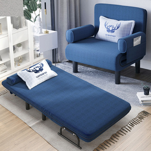 单人折叠床办公室午休午睡神器两用便携小型可折叠沙发床经济家用