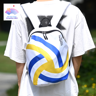 杭州亚运会亚运轻便背包健身旅行多功能双肩包书包男女大容量