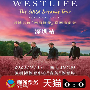 2023西域城男孩WESTLIFE深圳广州站演唱会门票「四海逐梦」前排