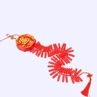 烟花音效炮竹 春节喜庆仿真电子鞭炮 插电遥控LED灯爆竹 新款