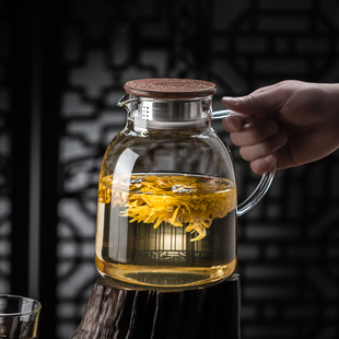 玻璃泡茶壶家用耐高温水果花茶养生单壶电陶炉专用老白茶煮茶茶具