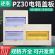 PZ30配电箱盖板面板家用强电箱盖子10 20回路电表箱盖板